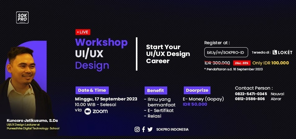 Tiket Workshop UI/UX Design - Start Your UI/UX Design Career | Beli ...
