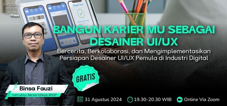 Tiket Grow Your Career as a UI/UX Designer - LPK GeTI | Beli Online di ...